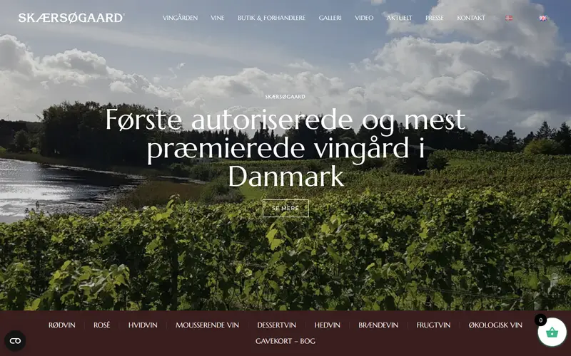 Skærsøgaard website